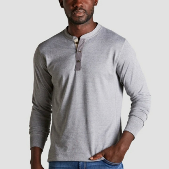 Rye 51 Other - Rye 51 textile distillery light grey Rob henley long sleeve pull over shirt